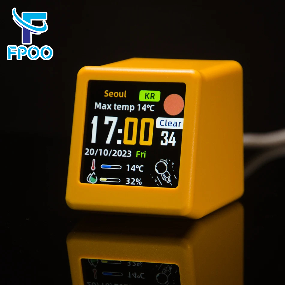 Electronics Gadgets Wholesale - Mini WiFi Digital Weather Station Clock