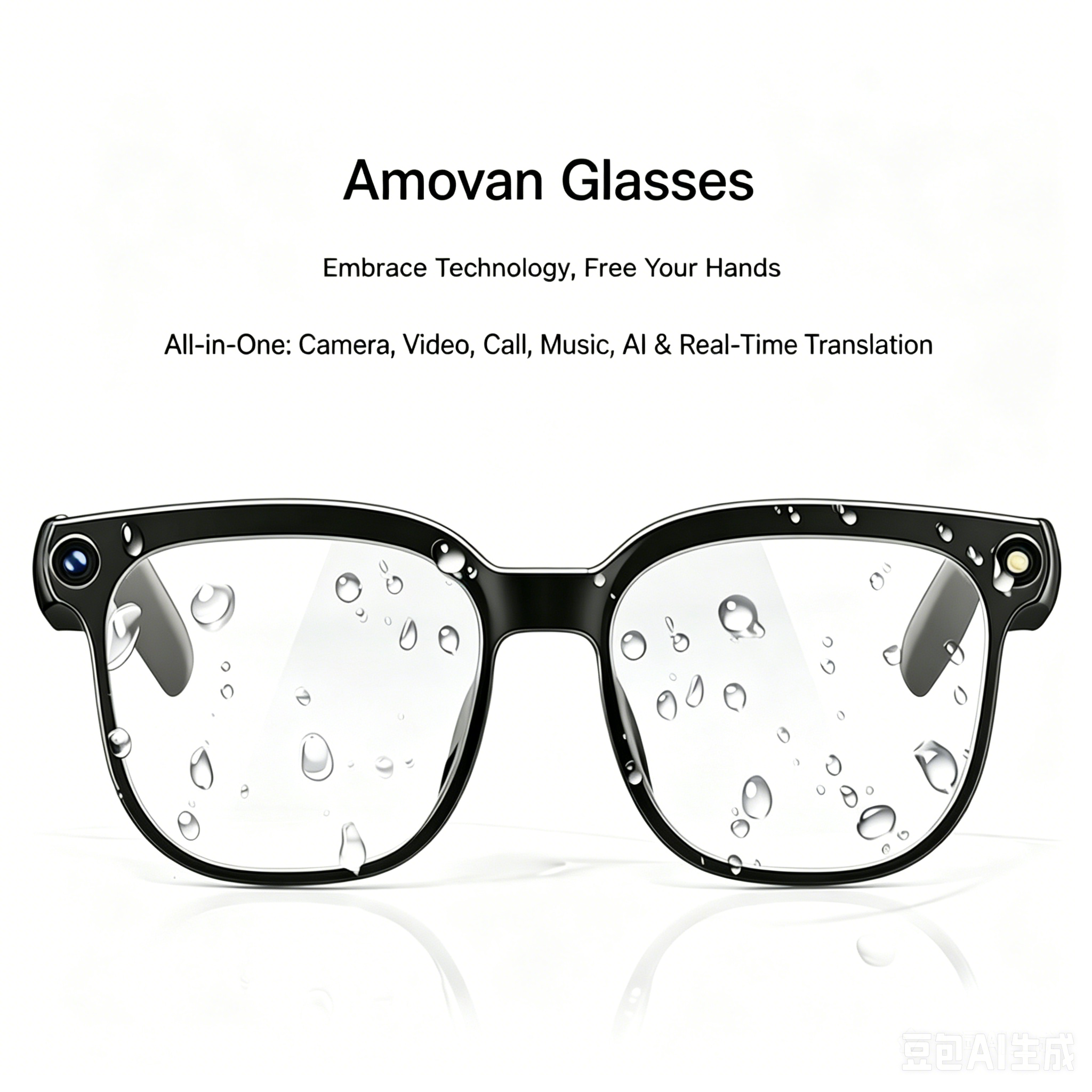 Smart Glasses Ar - Amovan 2026 Smart Glasses AI 4K
