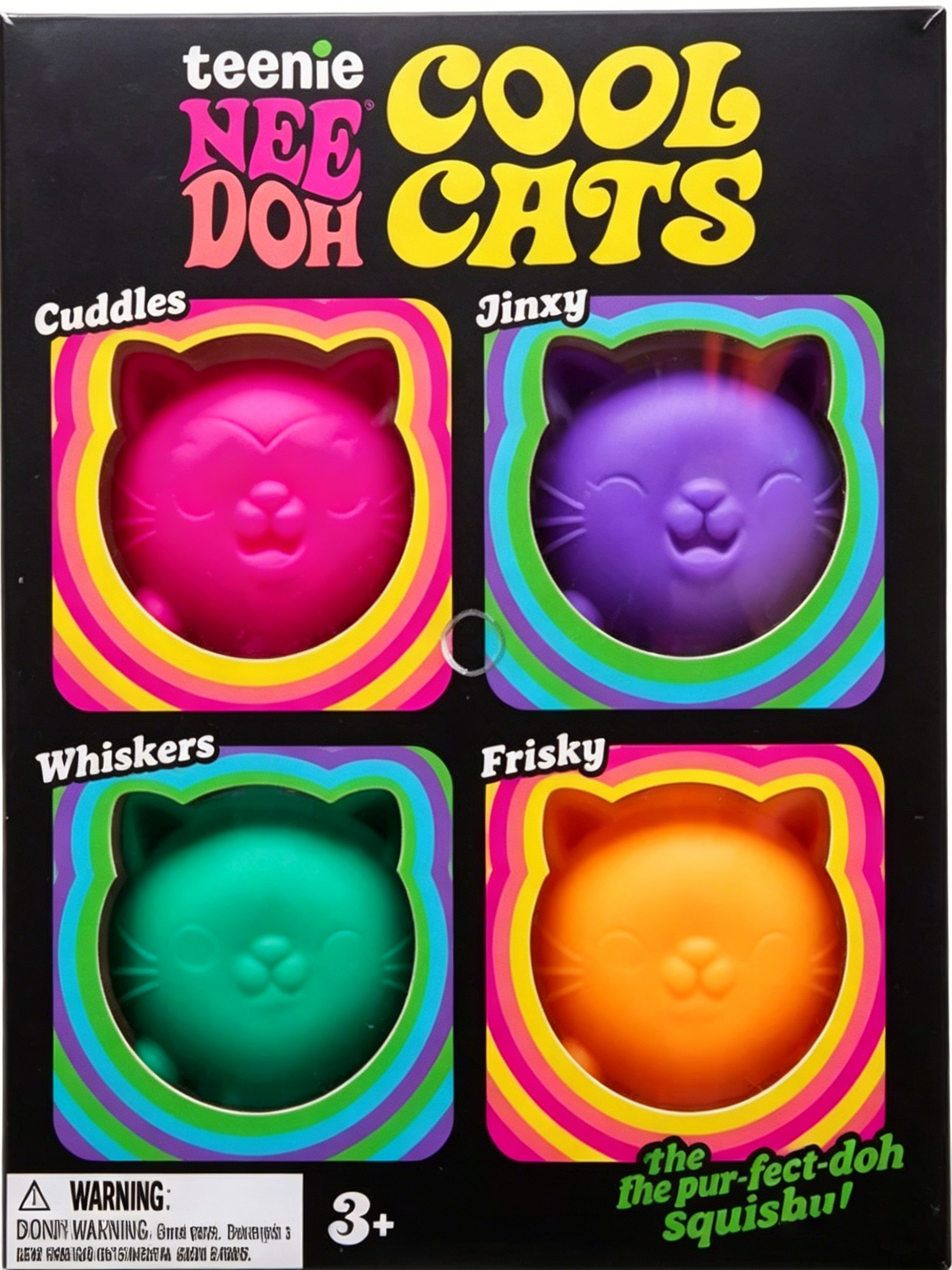 Electronics Latest Gadgets - NeeDoh Teenie Cool Cats 4 Pack