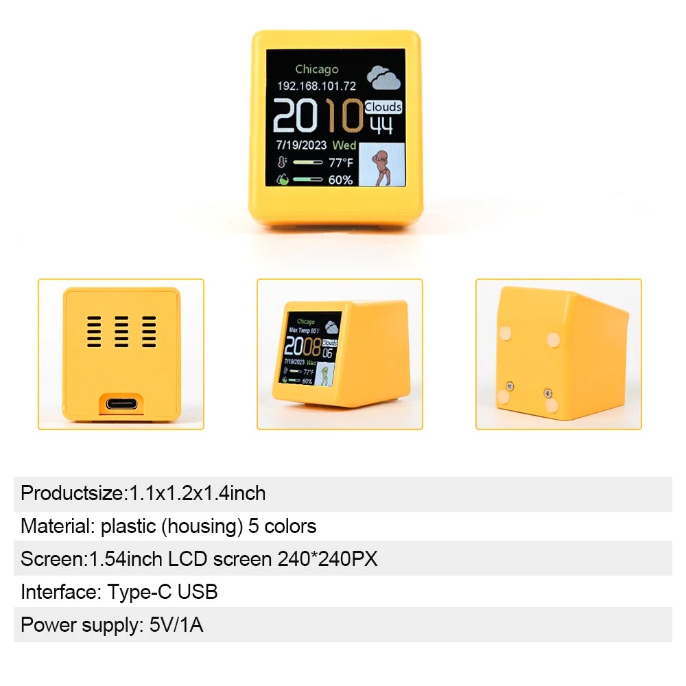 Mini WiFi Digital Weather Stat - Electronics Gadgets Wholesale recensie en prijs