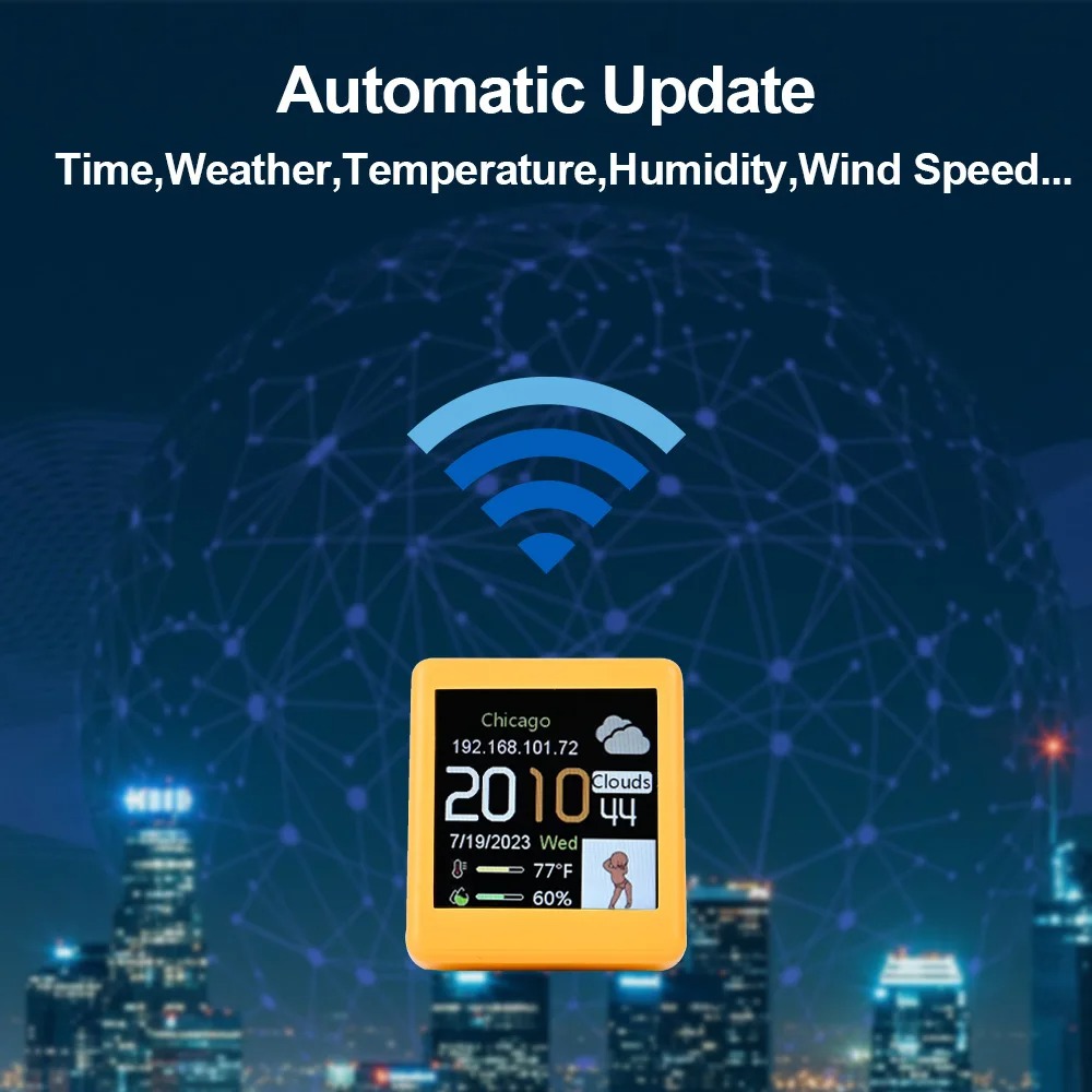 Mini WiFi Digital Weather Stat - Electronics Gadgets Wholesale recensie en prijs