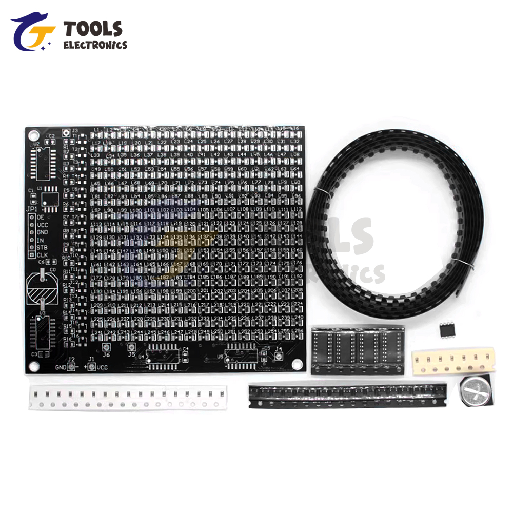 DIY Electronic Kit 64LED/256LE - Diy Electronics Gadgets recensie en prijs