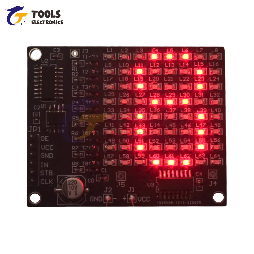 DIY Electronic Kit 64LED/256LE - Diy Electronics Gadgets recensie en prijs