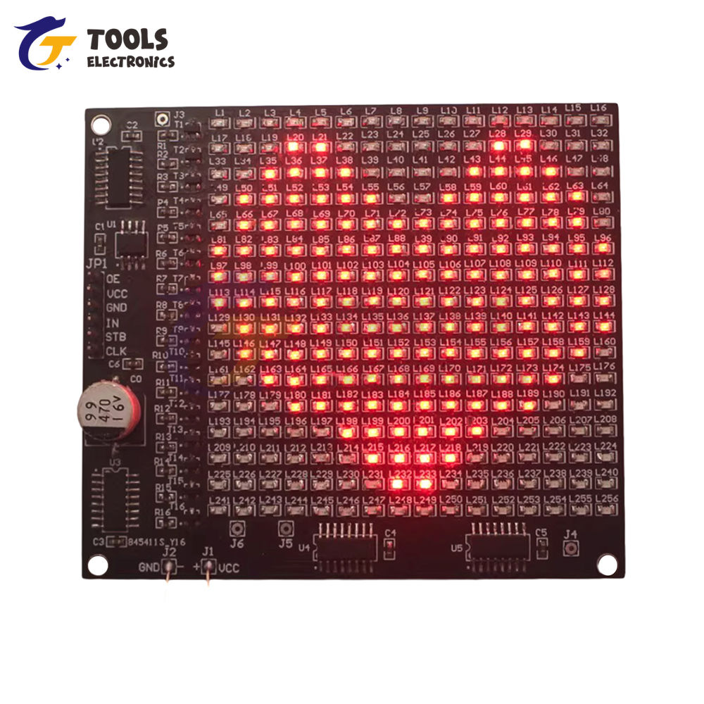 DIY Electronic Kit 64LED/256LE - Diy Electronics Gadgets recensie en prijs