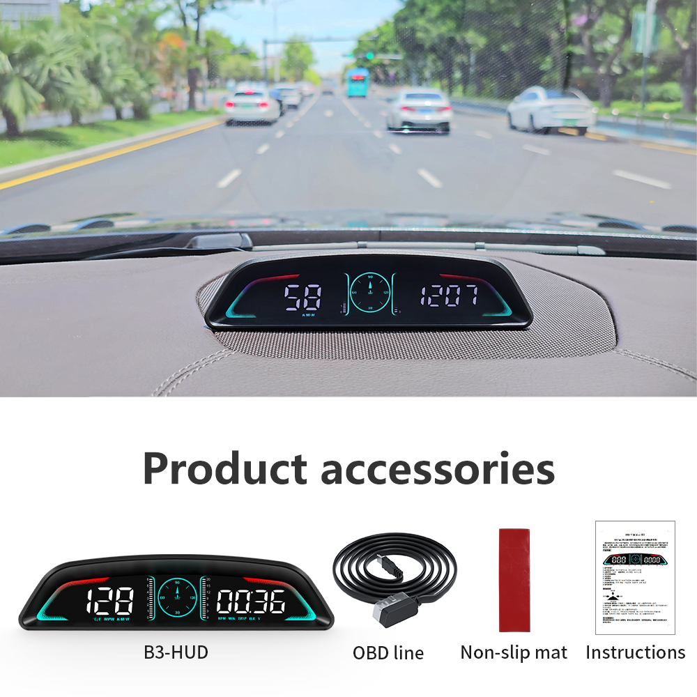 HD Smart Car HUD GPS Speedomet - Electronics Gadgets Wholesale recensie en prijs