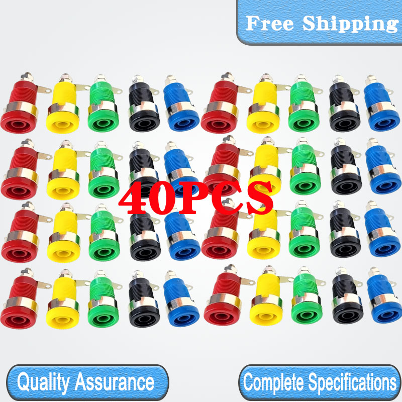 40PCS 4mm 32A Banana Socket Te - Diy Electronics Gadgets recensie en prijs