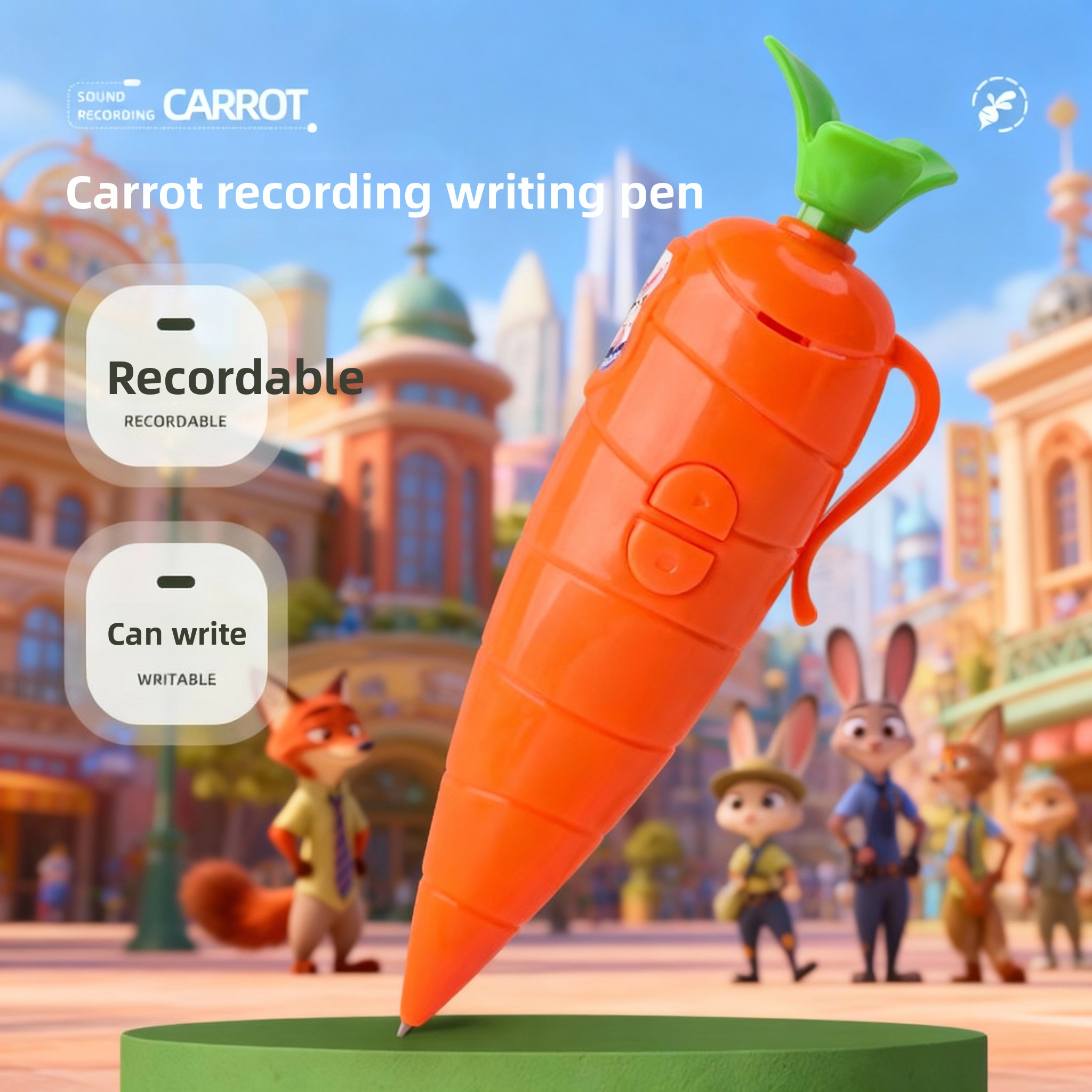 *——*2026 Judy & Nick Carrot Vo - Voice Recorder Pen recensie en prijs