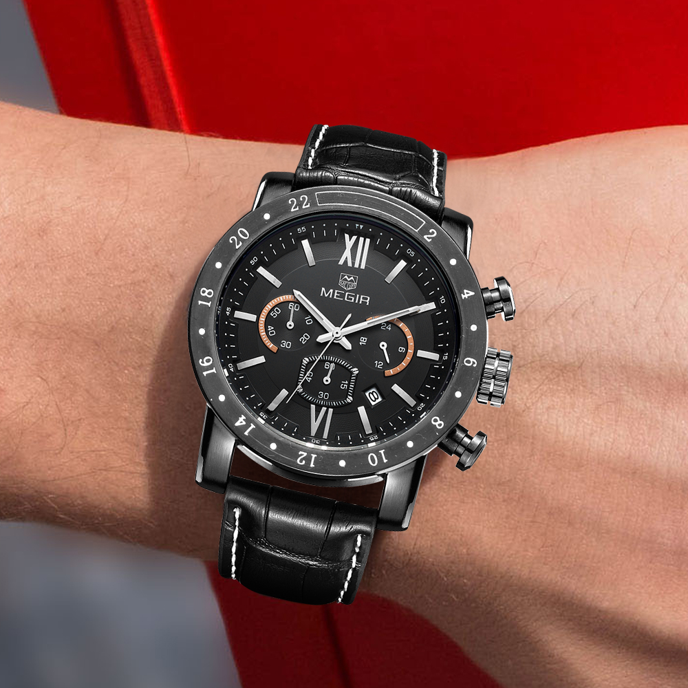 MEGIR Stainless Steel Casual W - Electronics Gadgets For Men recensie en prijs