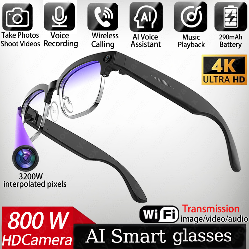 4K Smart AI Glasses 8MP Camera - Smart Glasses Ar recensie en prijs