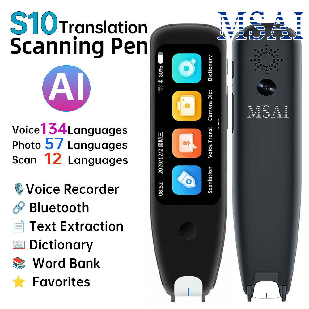 MSAI S10 Smart Scan Translator - Voice Recorder Pen recensie en prijs