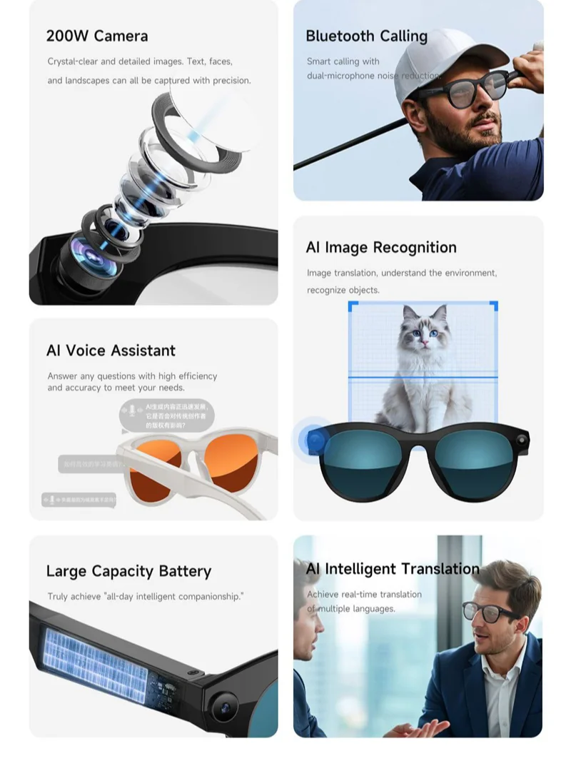 Lenovo Smart AI Glasses 800W P - Smart Glasses Ar recensie en prijs