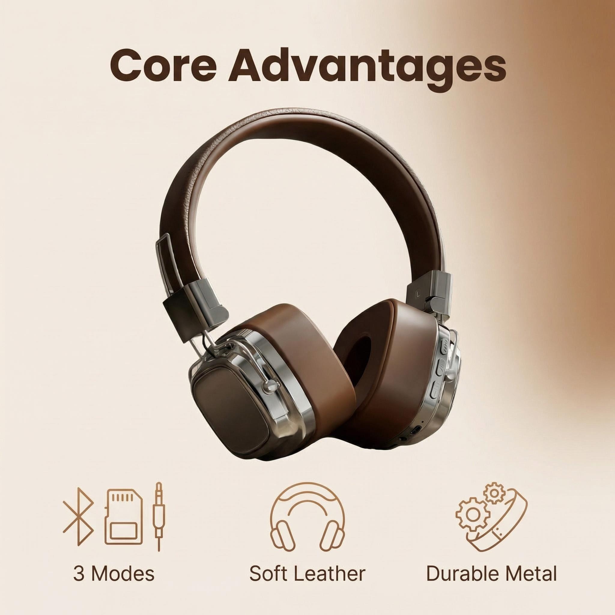 Retro Leather Over-ear Headpho - Retro Game Controller Usb recensie en prijs