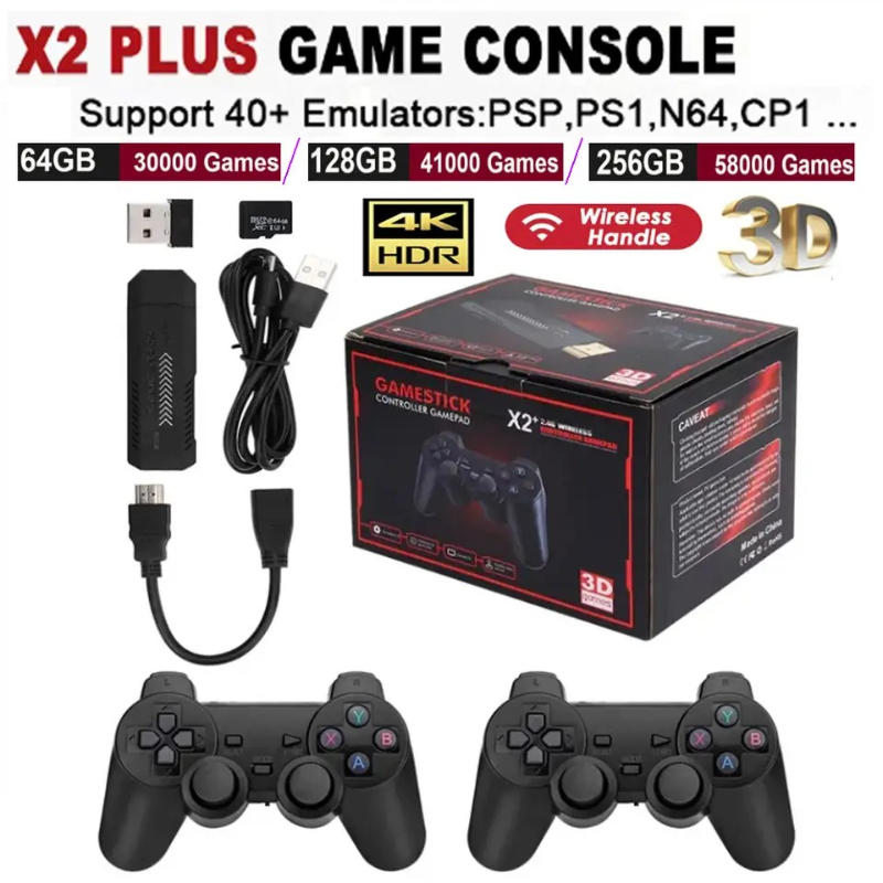 X2 Plus Game Stick 4K HD 2.4G  - Retro Game Controller Usb recensie en prijs