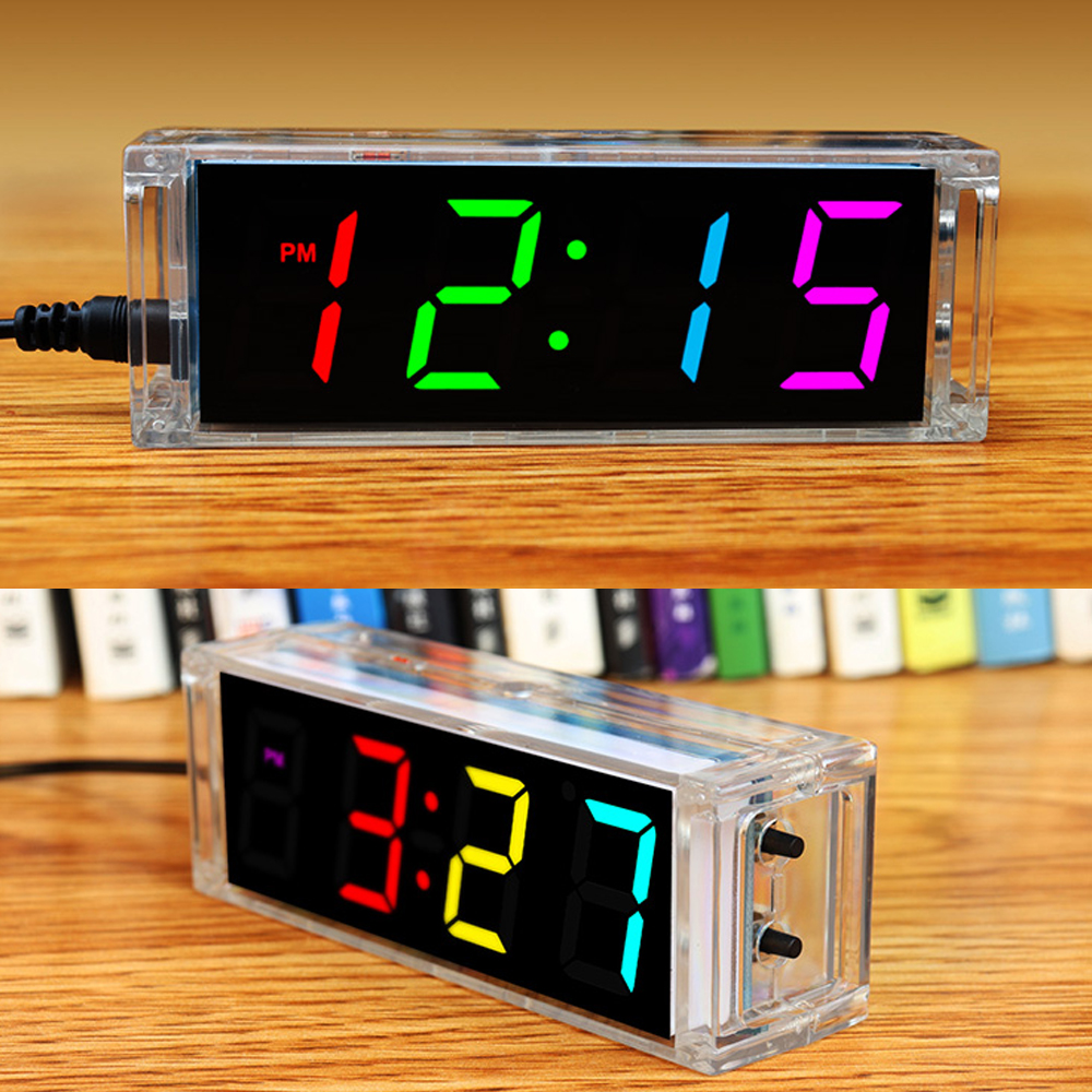 Digital Tube DIY Clock Kit Tem - Diy Electronics Gadgets recensie en prijs