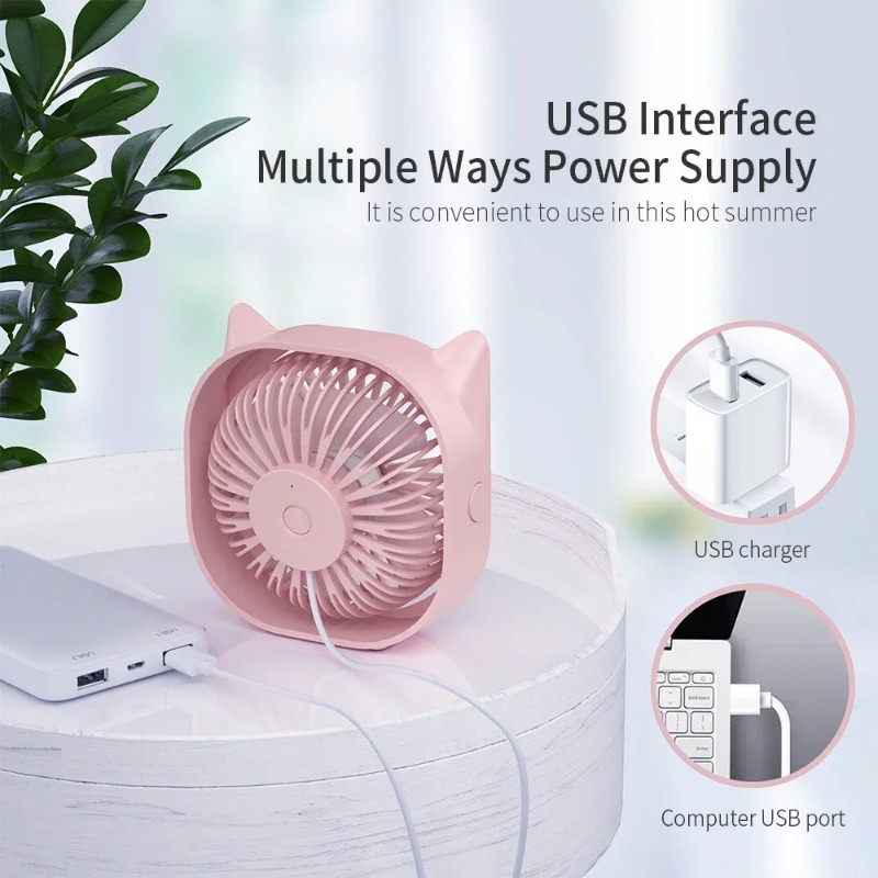 Mini USB Fan Table Small Fan E - Smart Electronics Gadgets For Home recensie en prijs