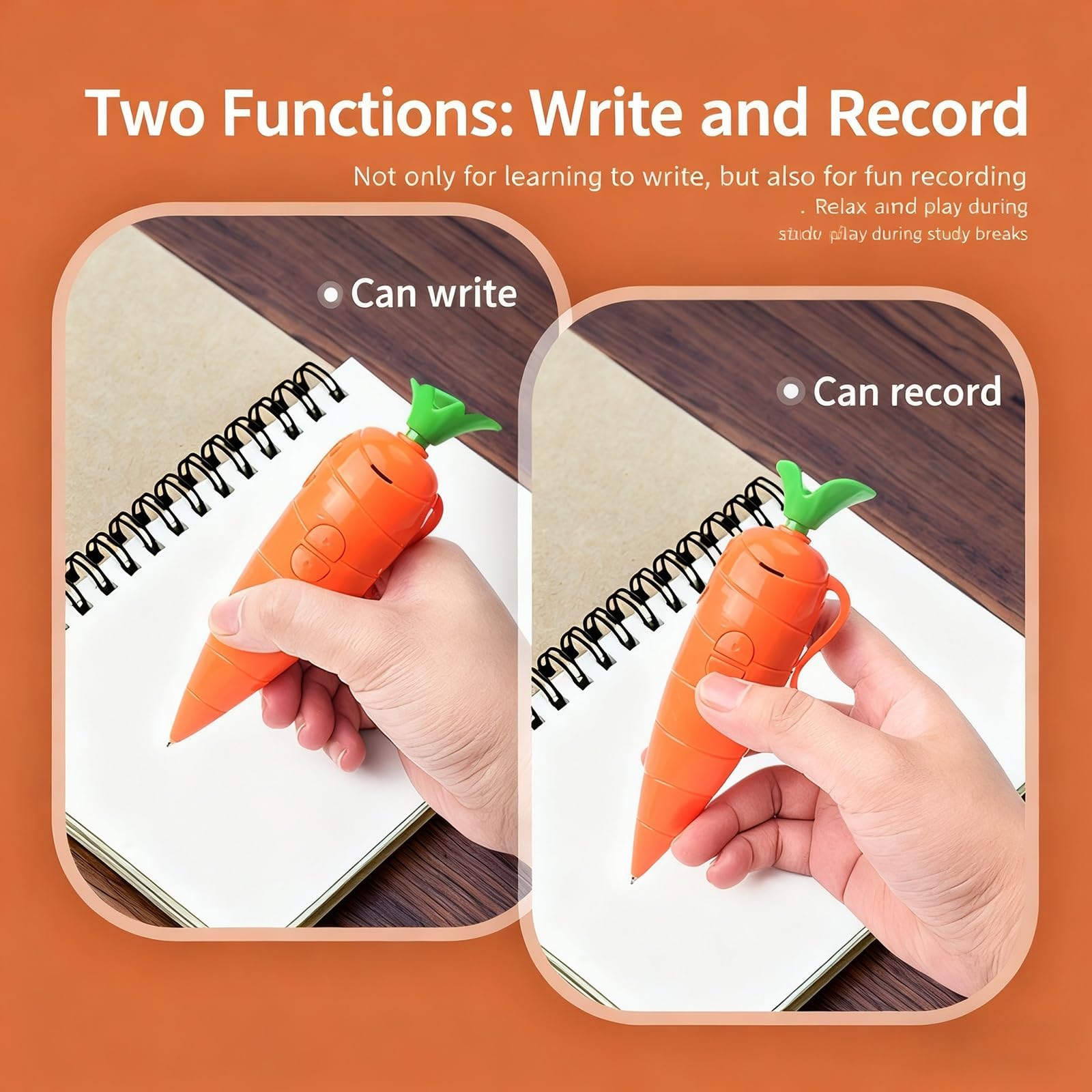 2 in 1 Carrot Funny Multi Func - Voice Recorder Pen recensie en prijs