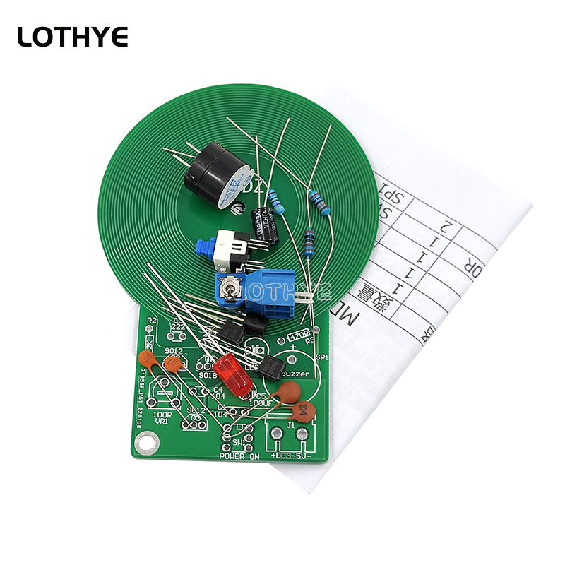 DC 3V-5V Metal Detector Kit DI - Diy Electronics Gadgets recensie en prijs