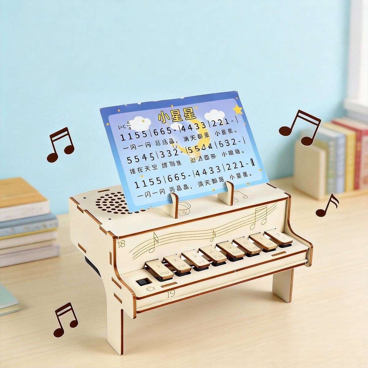 DIY Wooden Electronic Piano Mo - Diy Electronics Gadgets recensie en prijs