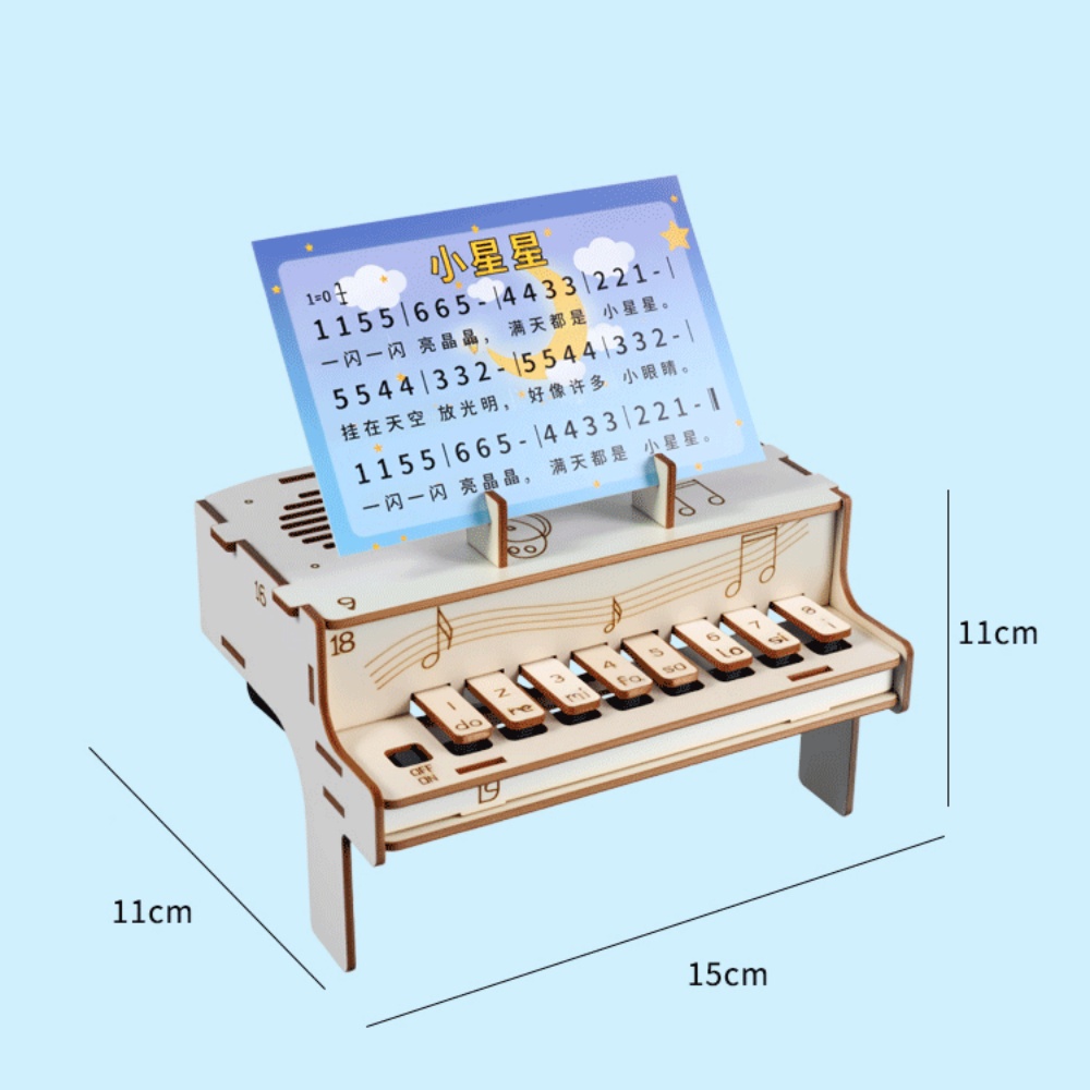 DIY Wooden Electronic Piano Mo - Diy Electronics Gadgets recensie en prijs