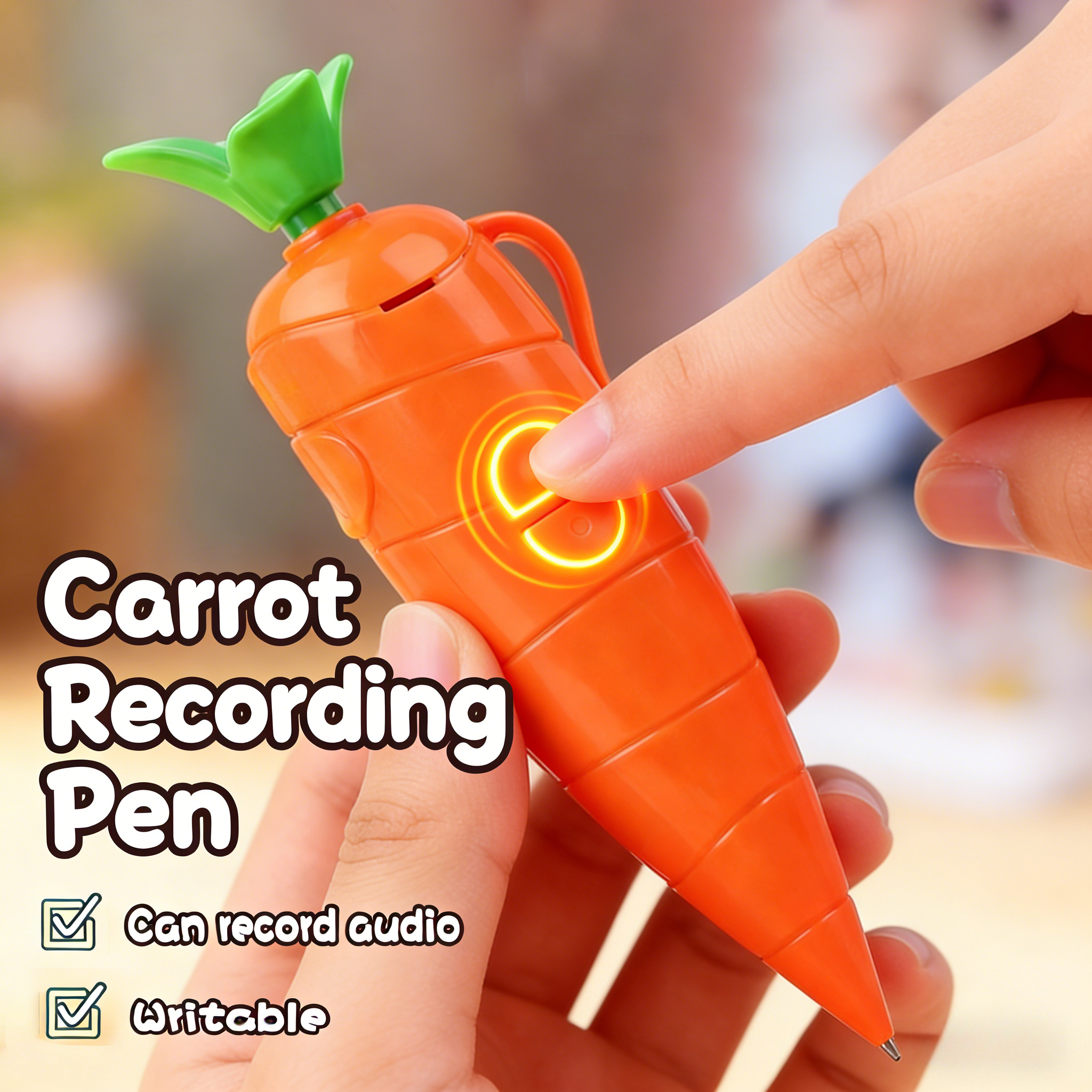 Creative Carrot-Shaped 2-in-1  - Voice Recorder Pen recensie en prijs
