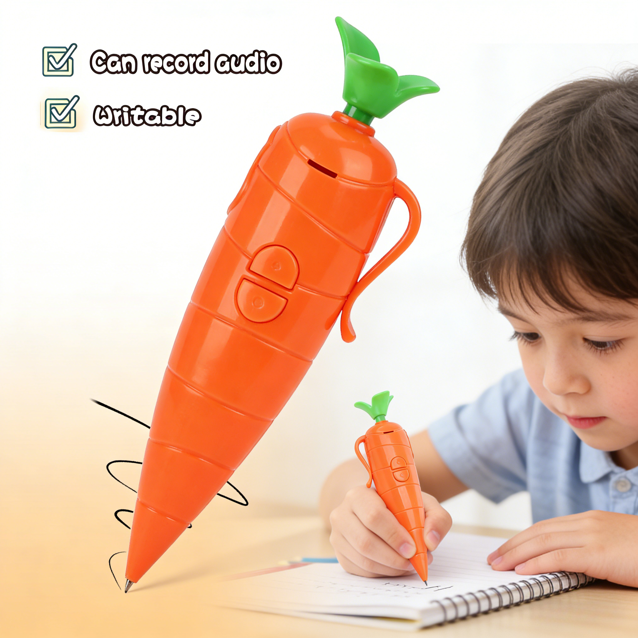 Creative Carrot-Shaped 2-in-1  - Voice Recorder Pen recensie en prijs