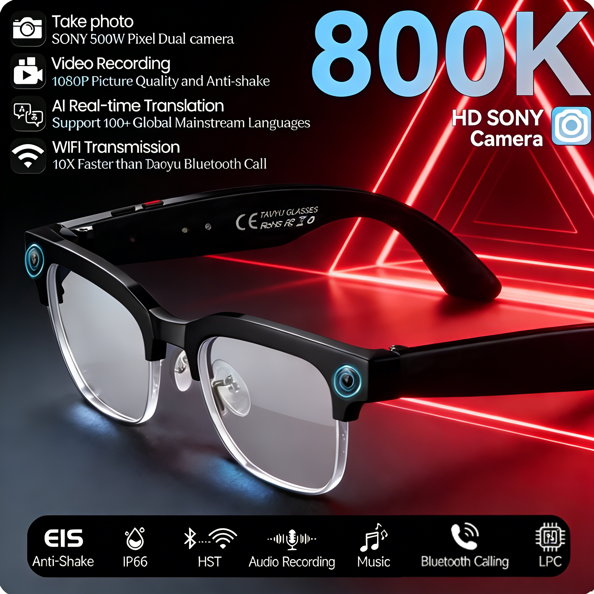 2026 New 8K HD AI Smart Glasse - Electronics Gadgets For Men recensie en prijs