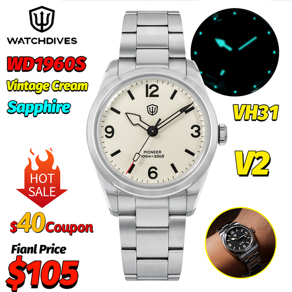 Watchdives WD1960S V2 Vintage  - Electronics Gadgets For Men recensie en prijs