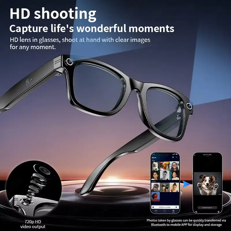 AI Smart Glasses with 8MP Came - Smart Glasses Ar recensie en prijs
