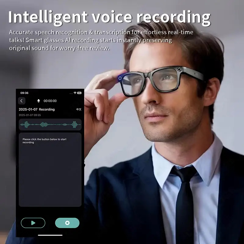 AI Smart Glasses with 8MP Came - Smart Glasses Ar recensie en prijs
