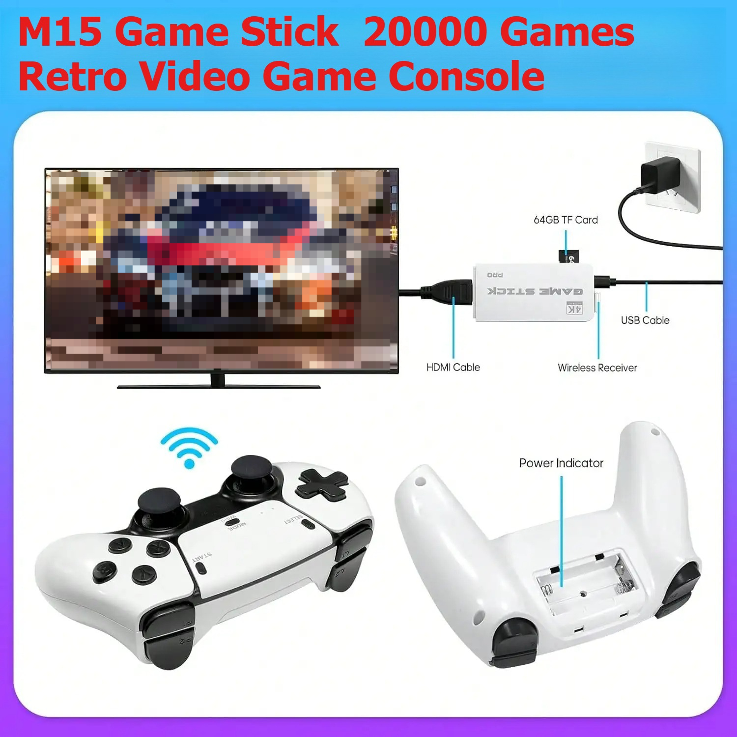 M15 Retro Video Game Console 2 - Retro Game Controller Usb recensie en prijs