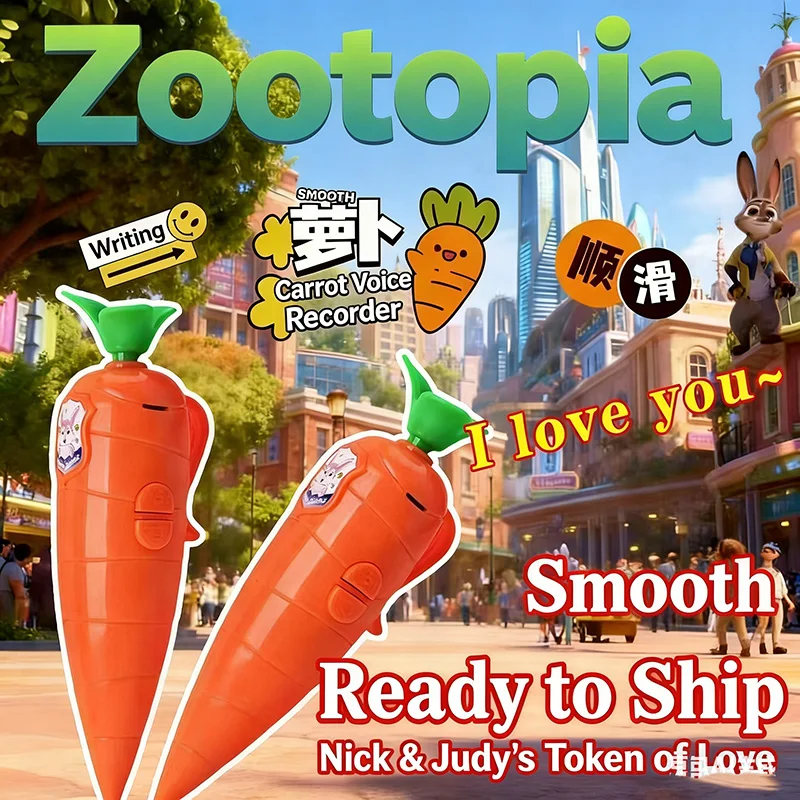 Zootopia Cute Carrot Voice Rec - Voice Recorder Pen recensie en prijs